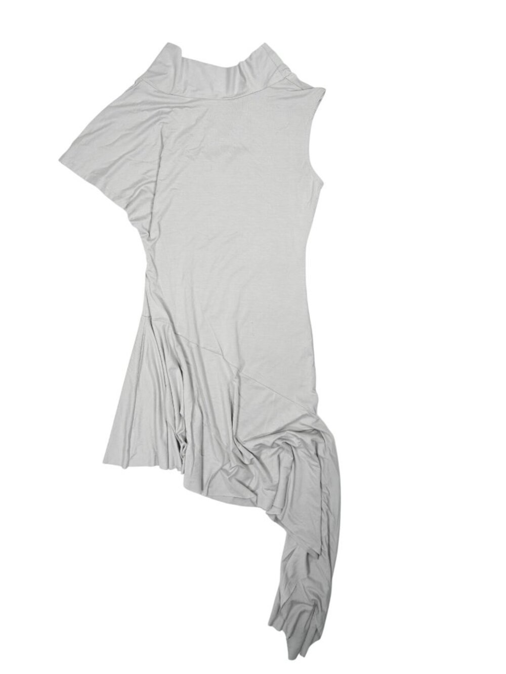 Belle The Label Plume Dress in Silver